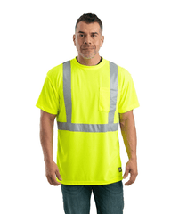 Berne T-shirts S / Yellow Berne - Men's Hi-Vis Class 2 Performance Short-Sleeve T-Shirt