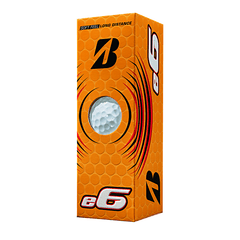 Bridgestone Accessories Dozen / White Bridgestone - Custom E6 White Box Dozen