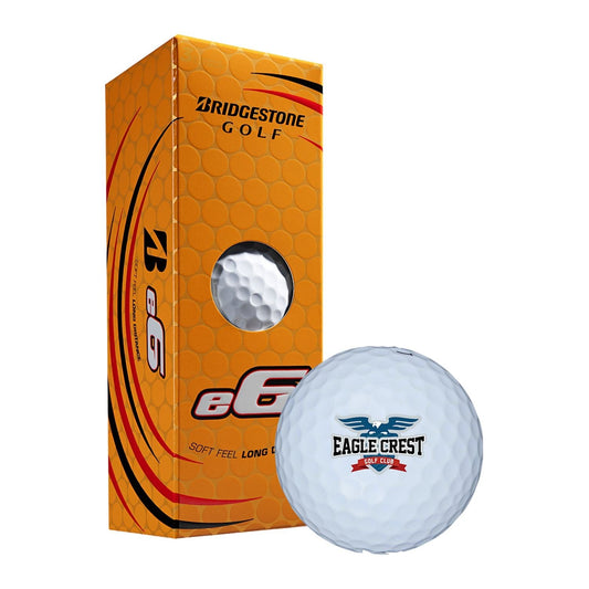 Bridgestone Golf Balls 3-Pack / White Bridgestone - e6 Soft Golf Balls 3-Pack