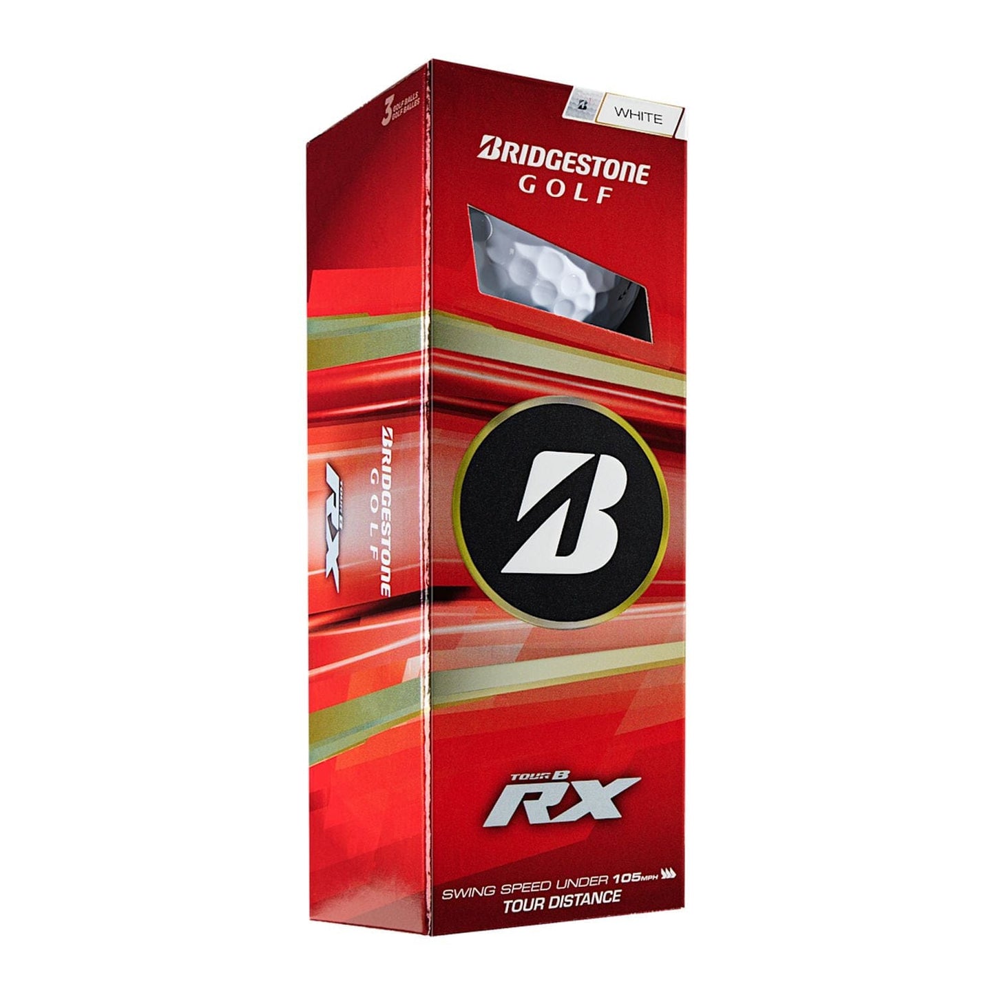 Bridgestone Golf Balls 3-Pack / White Bridgestone - Tour B RX Golf Balls 3-Pack