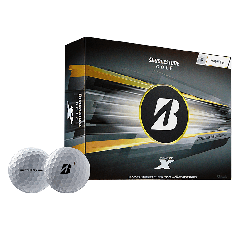Bridgestone Golf Balls Dozen / White Bridgestone - Custom Tour B X White Box Dozen