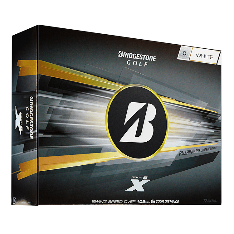 Bridgestone Golf Balls Dozen / White Bridgestone - Custom Tour B X White Box Dozen