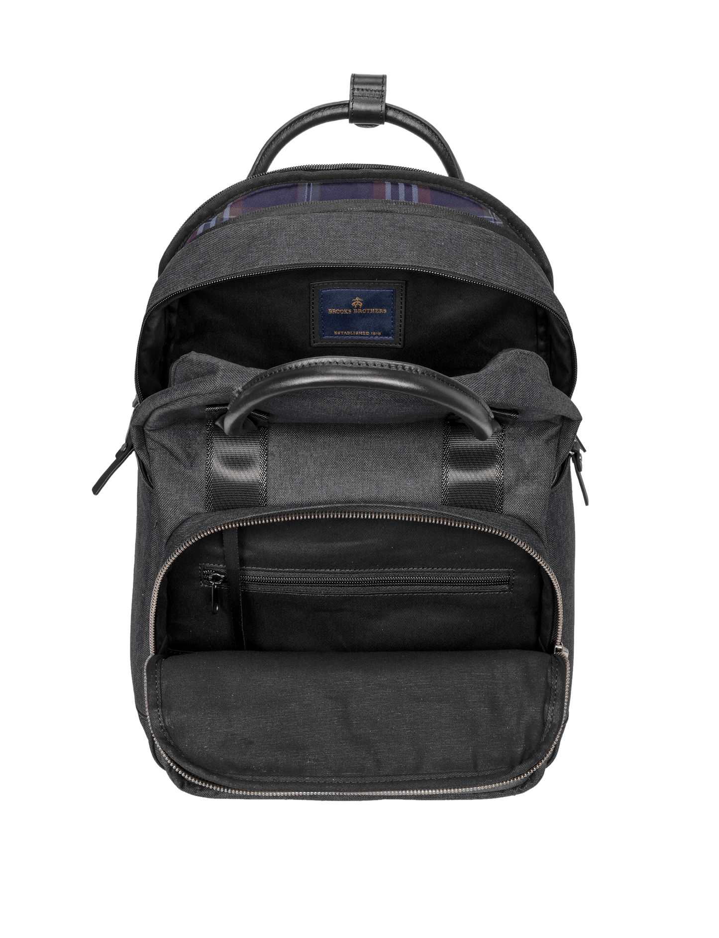 Brooks Brothers Bags One Size / Heather Grey Brooks Brothers - Grant Dual-Handle Backpack