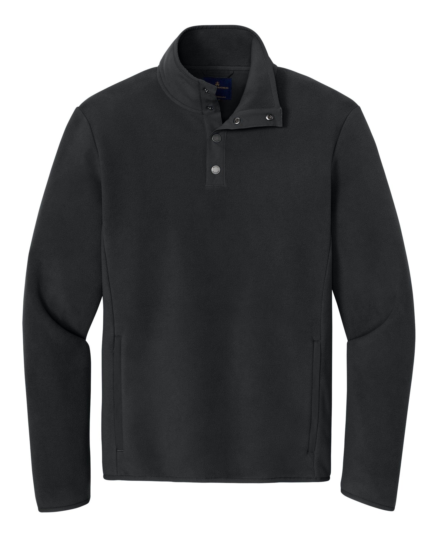 Brooks Brothers Fleece XS / Deep Black Brooks Brothers - Men's Fleece 1/4-Snap Neck
