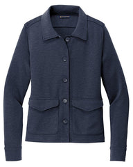 Brooks Brothers Layering XS / Navy Blazer Heather Brooks Brothers - Women's Mid-Layer Stretch Button Jacket