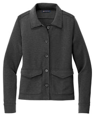 Brooks Brothers Layering XS / Windsor Grey Heather Brooks Brothers - Women's Mid-Layer Stretch Button Jacket