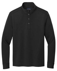 Brooks Brothers Polos XS / Black Heather Brooks Brothers - Men's Mid-Layer Stretch 1/2-Button