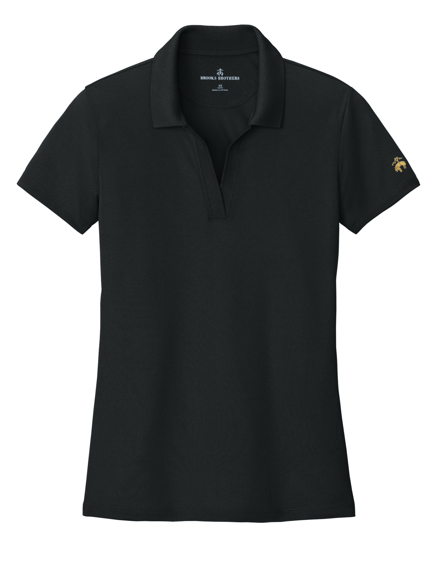 Brooks Brothers Polos XS / Deep Black Brooks Brothers - Women's Mesh Pique Performance Polo
