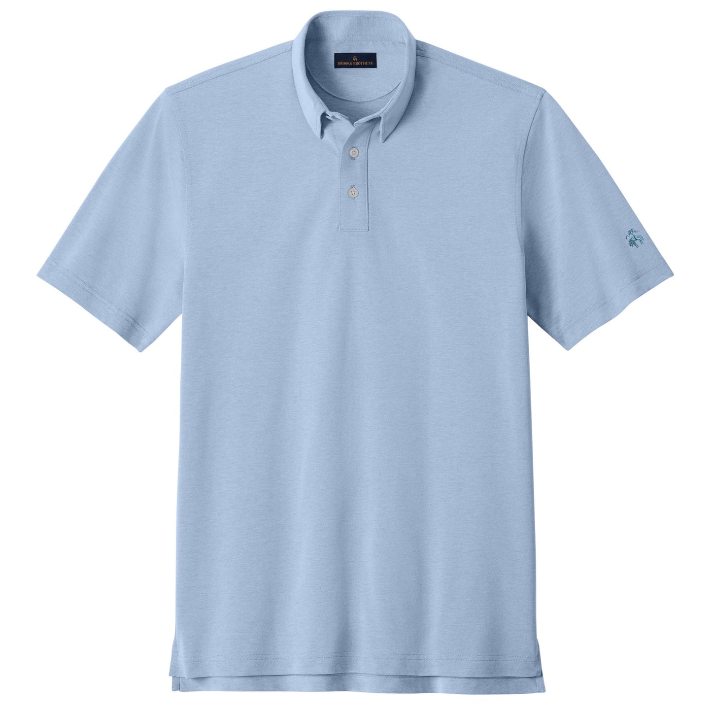 Brooks Brothers Polos XS / Newport Blue End on End Brooks Brothers - Men's Pinpoint Pique Dress Polo