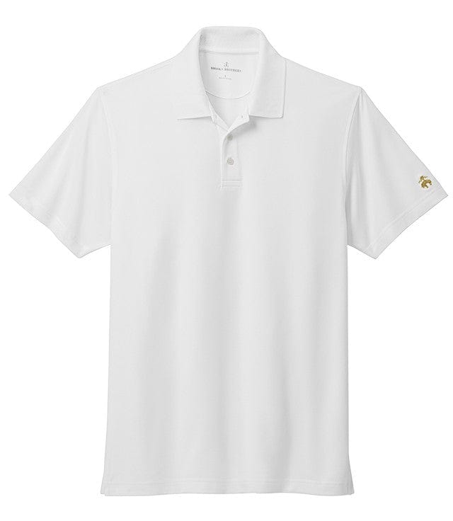 Brooks Brothers Polos XS / White Brooks Brothers - Men's Mesh Pique Performance Polo