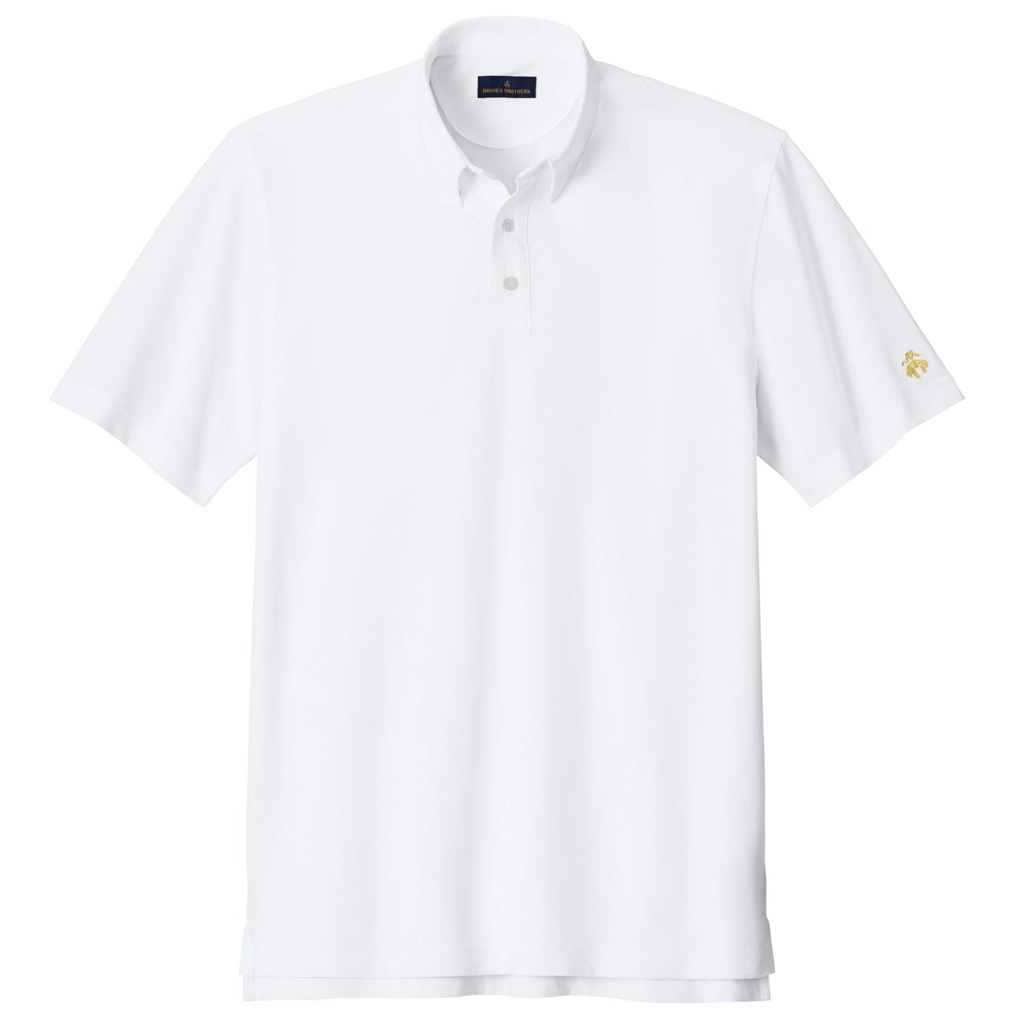 Brooks Brothers Polos XS / White Brooks Brothers - Men's Pinpoint Pique Dress Polo