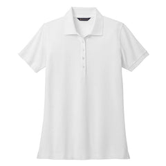 Brooks Brothers Polos XS / White Brooks Brothers - Women's Pima Cotton Pique Polo