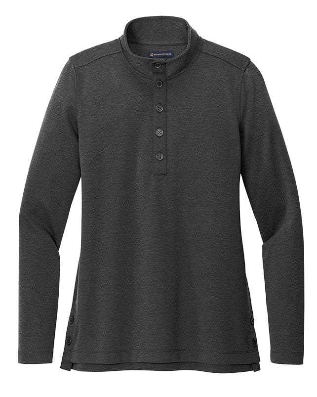 Brooks Brothers Polos XS / Windsor Grey Heather Brooks Brothers - Women's Mid-Layer Stretch 1/2-Button