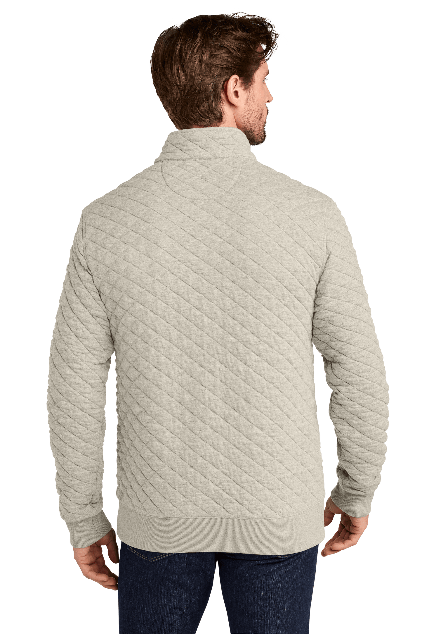 Brooks Brothers Sweaters Brooks Brothers - Men's Diamond Quilt 1/4-Zip