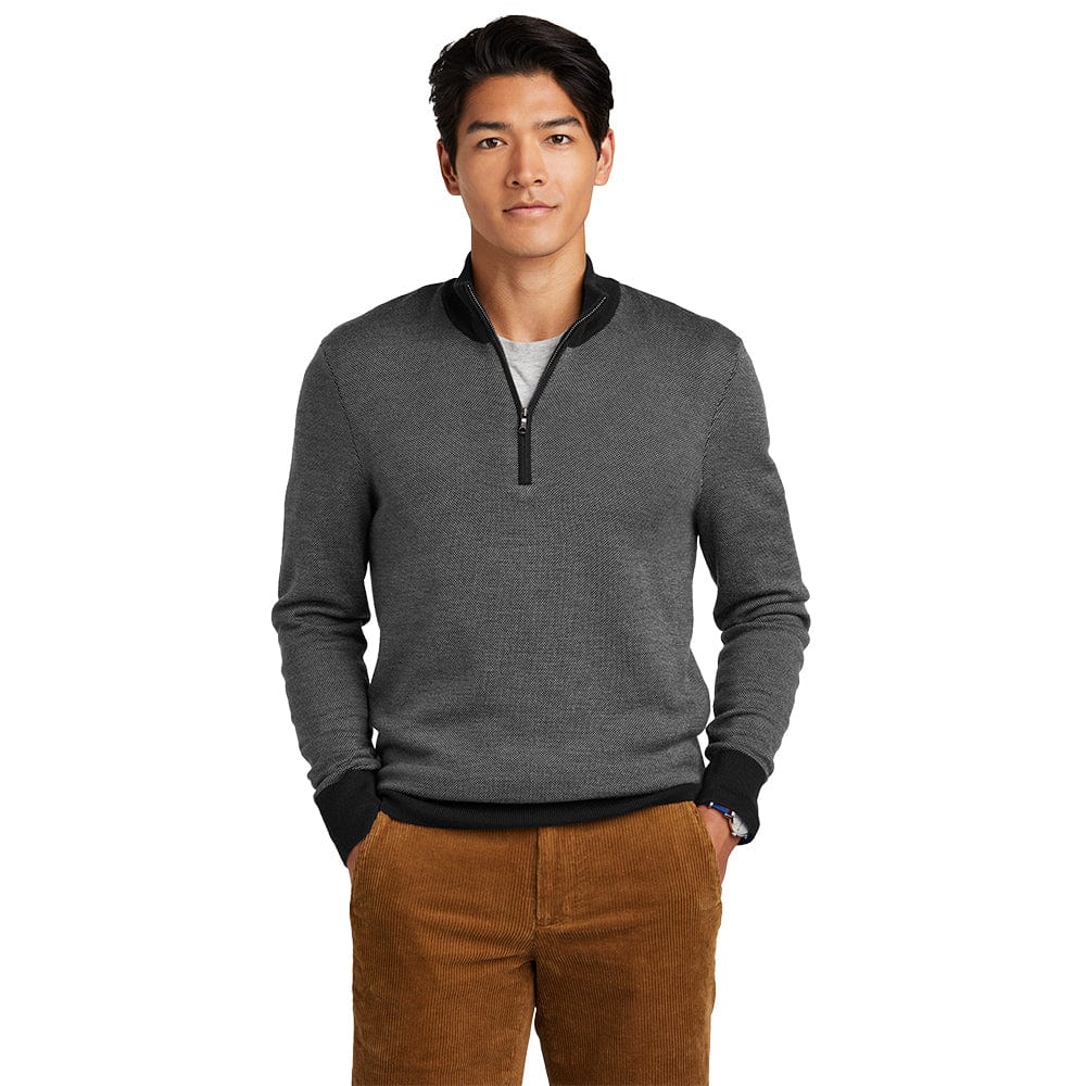 DESIGN - Maglione leggero in maglia a trecce grigio con zip corta DESIGN - Maglione leggero in maglia a trecce grigio con zip corta