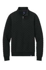 Brooks Brothers Sweaters XS / Deep Black Brooks Brothers - Men's Diamond Quilt 1/4-Zip