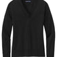 Brooks Brothers Sweaters XS / Deep Black Brooks Brothers - Women's Cotton Stretch V-Neck Sweater