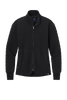 Brooks Brothers Sweaters XS / Deep Black Brooks Brothers - Women's Diamond Quilt Full-Zip