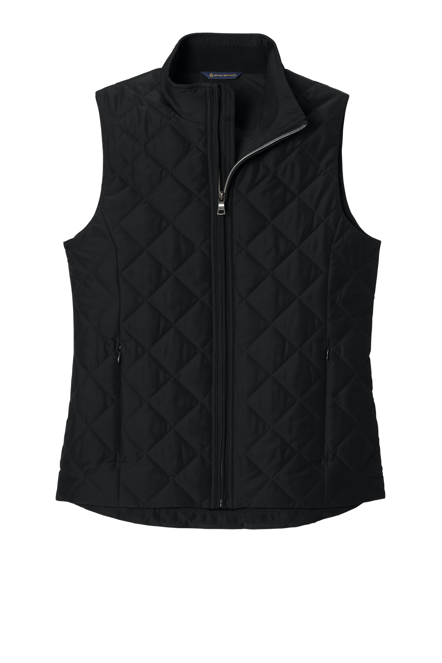 Brooks Brothers Sweaters XS / Deep Black Brooks Brothers - Women's Diamond Quilted Vest