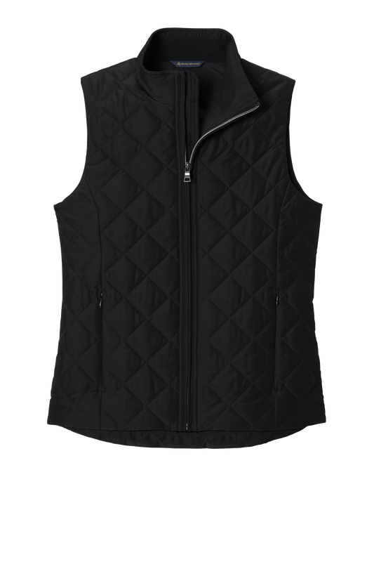 Brooks Brothers Sweaters XS / Deep Black Brooks Brothers - Women's Diamond Quilted Vest