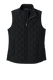 Brooks Brothers Sweaters XS / Deep Black Brooks Brothers - Women's Diamond Quilted Vest