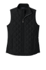 Brooks Brothers Sweaters XS / Deep Black Brooks Brothers - Women's Diamond Quilted Vest