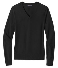 Brooks Brothers Sweaters XS / Deep Black Brooks Brothers - Women's Washable Merino V-Neck Sweater