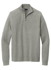 Brooks Brothers Sweaters XS / Light Shadow Grey Heather Brooks Brothers - Men's Cotton Stretch 1/4-Zip Sweater