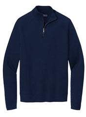 Brooks Brothers Sweaters XS / Navy Blazer Brooks Brothers - Men's Cotton Stretch 1/4-Zip Sweater