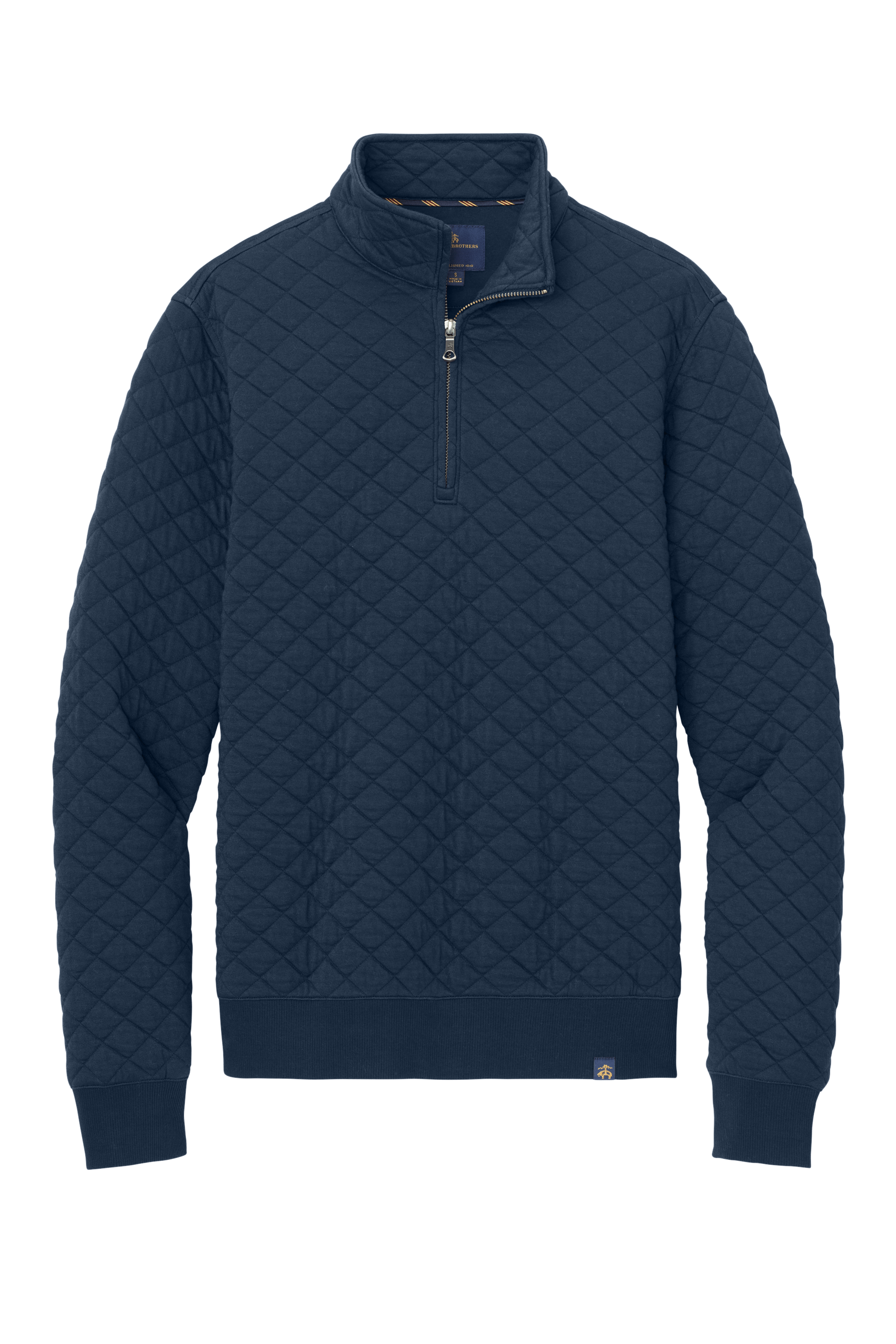 Brooks Brothers - Men's Diamond Quilt 1/4-Zip – Threadfellows