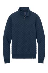 Brooks Brothers Sweaters XS / Navy Blazer Brooks Brothers - Men's Diamond Quilt 1/4-Zip
