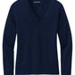 Brooks Brothers Sweaters XS / Navy Blazer Brooks Brothers - Women's Cotton Stretch V-Neck Sweater