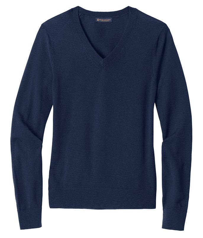 Brooks Brothers Sweaters XS / Navy Blazer Brooks Brothers - Women's Washable Merino V-Neck Sweater