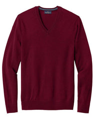Brooks Brothers Sweaters XS / Vintage Port Brooks Brothers - Men's Washable Merino V-Neck Sweater