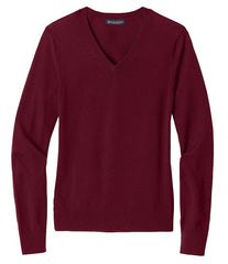 Brooks Brothers Sweaters XS / Vintage Port Brooks Brothers - Women's Washable Merino V-Neck Sweater