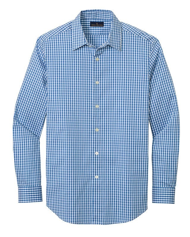 brooks brothers long sleeve dress shirt Men's Magnetic Brooks Brothers x MagnaReady Stretch Long Sleeve White Button-Down Collar - Size Small - Parkinson's Adaptive Clothing