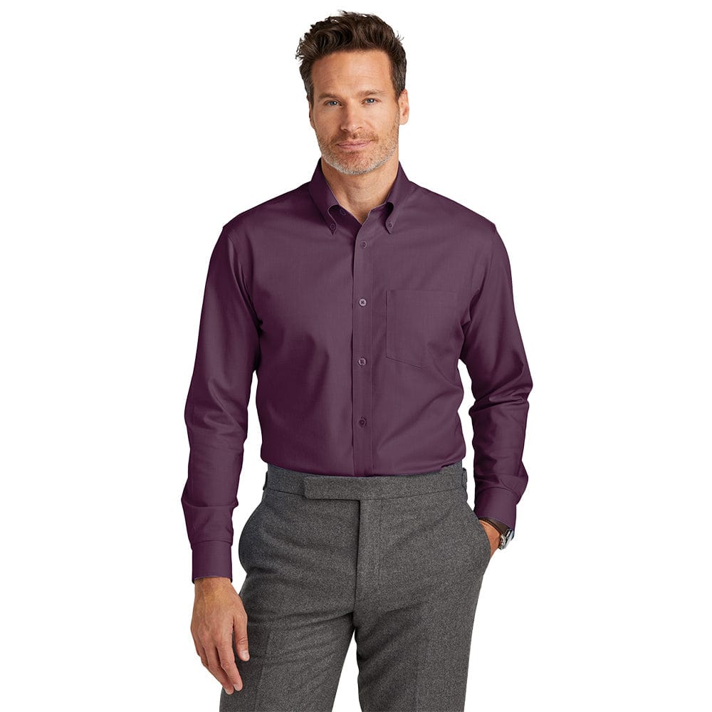 Brooks Brothers Wrinkle-Free Stretch Nailhead Shirt BB18002