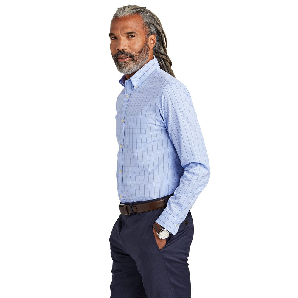 Brooks Brothers Woven Shirts Brooks Brothers - Men's Wrinkle-Free Stretch Patterned Shirt