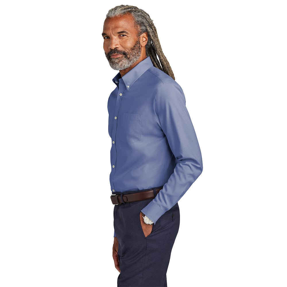 do brooks brothers dress shirts shrink Custom Brooks Brothers Wrinkle-Free Stretch Patterned Dress Shirt