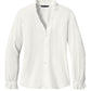 Brooks Brothers Woven Shirts Brooks Brothers - Women's Long Sleeve Ruffle Collar Blouse