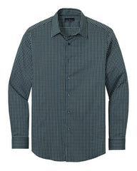 Brooks Brothers Woven Shirts XS / Dark Pine Multi Check Brooks Brothers - Men's Tech Stretch Patterned Shirt