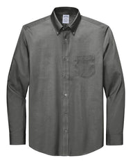 Brooks Brothers Woven Shirts XS / Deep Black Brooks Brothers - Men's Wrinkle-Free Stretch Pinpoint Shirt
