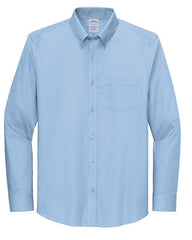 Brooks Brothers Woven Shirts XS / Newport Blue Brooks Brothers - Men's Wrinkle-Free Stretch Nailhead Shirt
