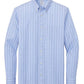 Brooks Brothers Woven Shirts XS / Newport Blue Brooks Brothers - Men's Wrinkle-Free Stretch Patterned Shirt