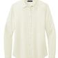Brooks Brothers Woven Shirts XS / Off White Brooks Brothers - Women's Full-Button Satin Blouse