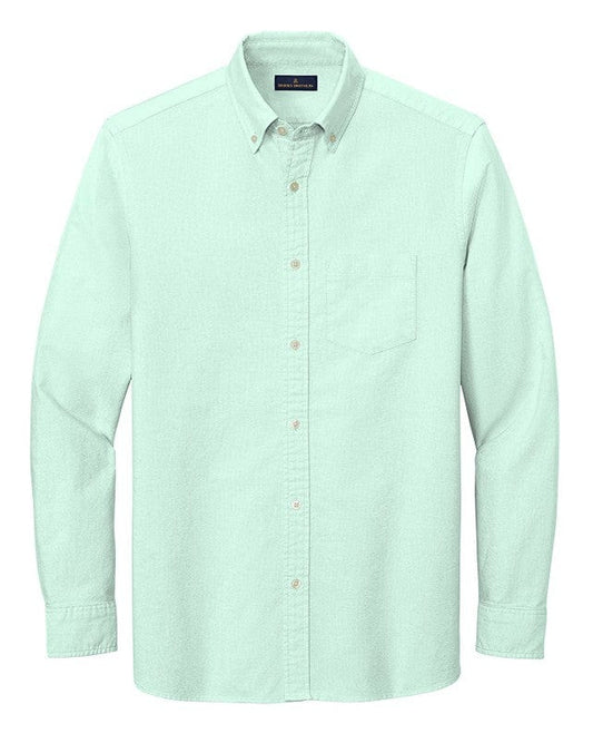 Brooks Brothers Woven Shirts XS / Soft Mint Brooks Brothers - Men's Casual Oxford Cloth Shirt