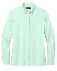 Brooks Brothers Woven Shirts XS / Soft Mint Brooks Brothers - Women's Casual Oxford Cloth Shirt