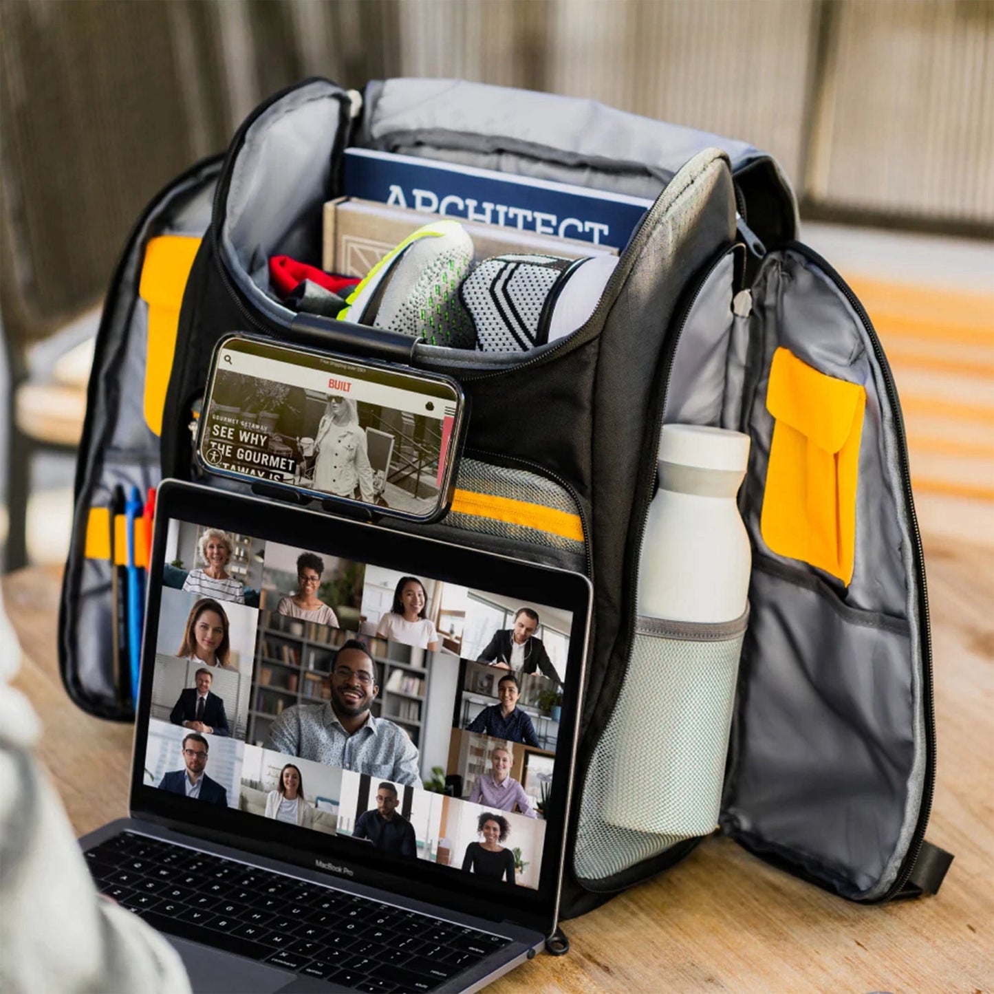 BUILT Bags One Size / Black BUILT - All In Backpack