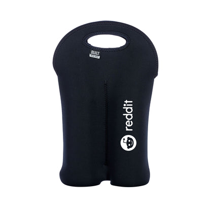 BUILT Bags One Size / Black BUILT - Two Bottle Wine Tote