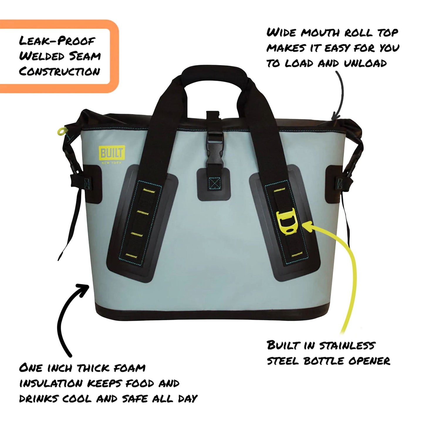 BUILT Bags One Size / Blue BUILT - Welded Cooler Bag